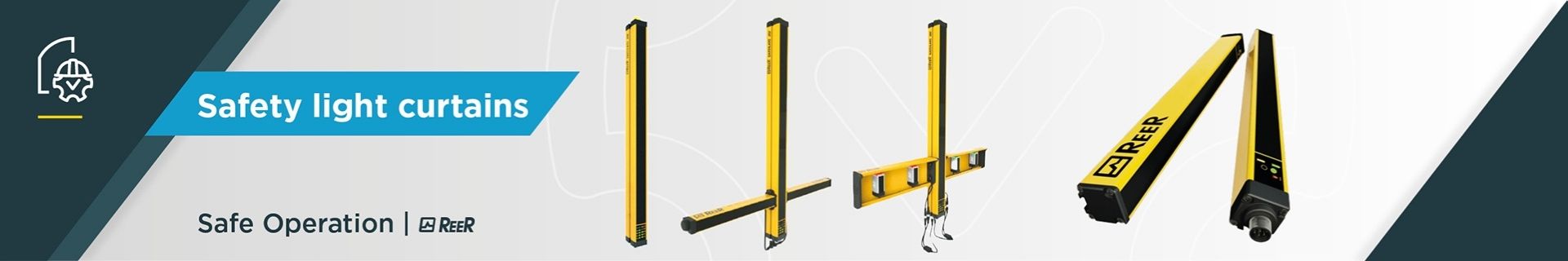 Safety light curtains for access protection and operator safety around hazardous machinery